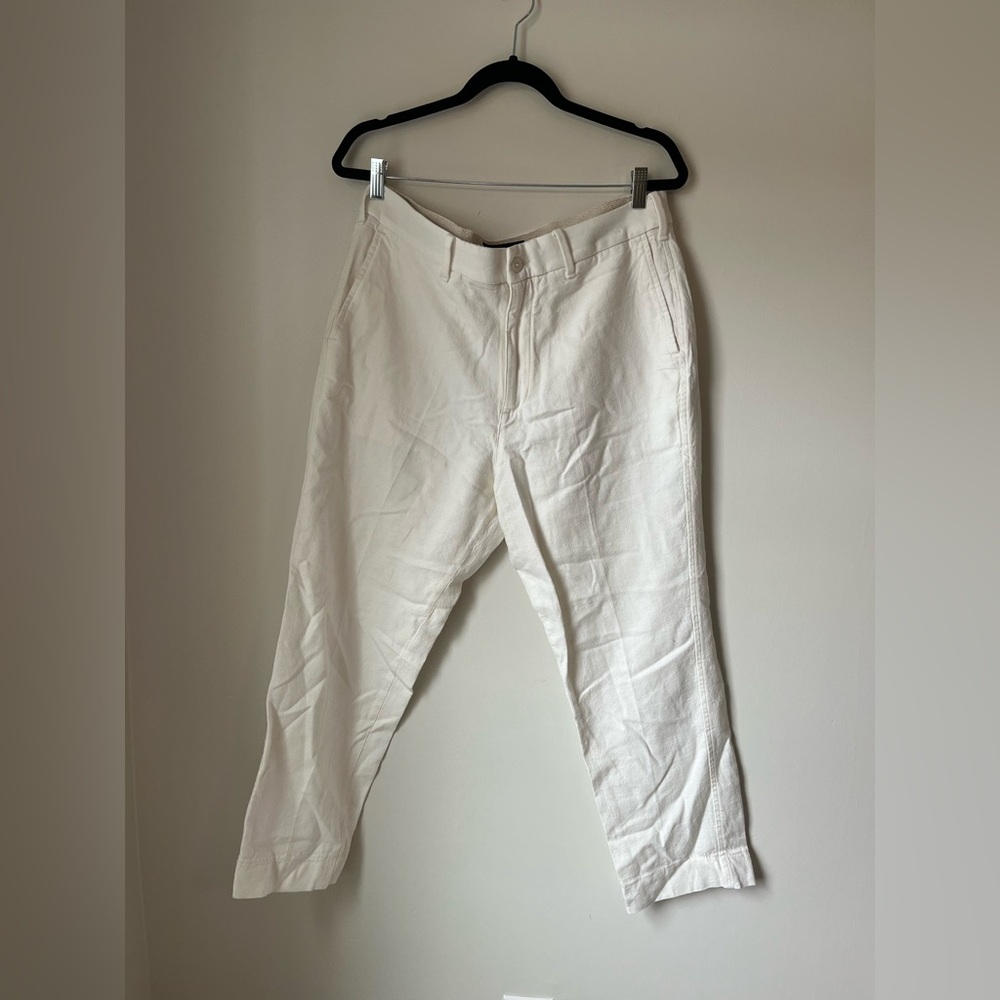 Abercrombie & Fitch Men's Cream Chinos